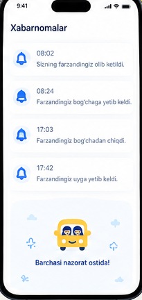 Har bir bosqich uchun kelgan xabarnomalar